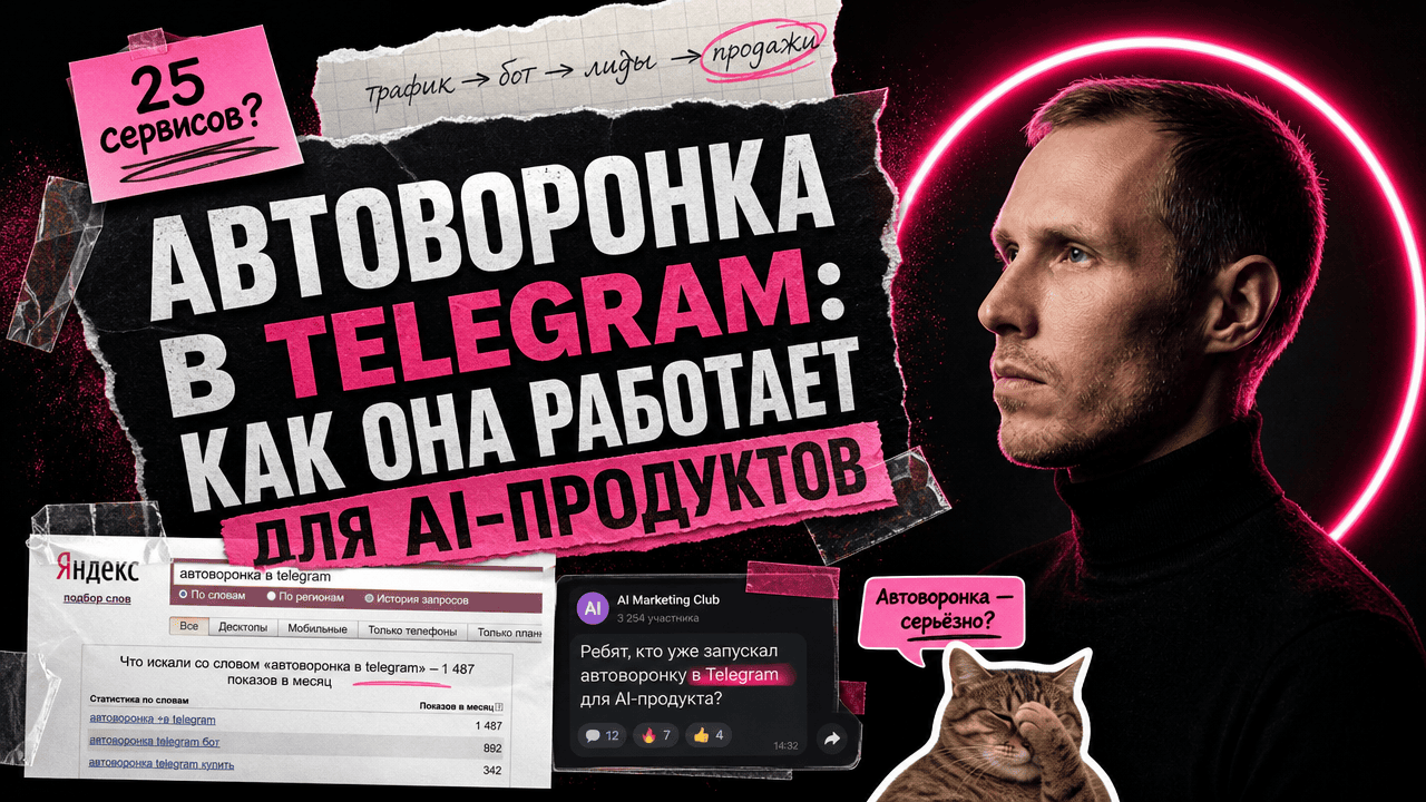 Вы сейчас просматриваете Автоворонка в Telegram: как она работает для AI-продуктов