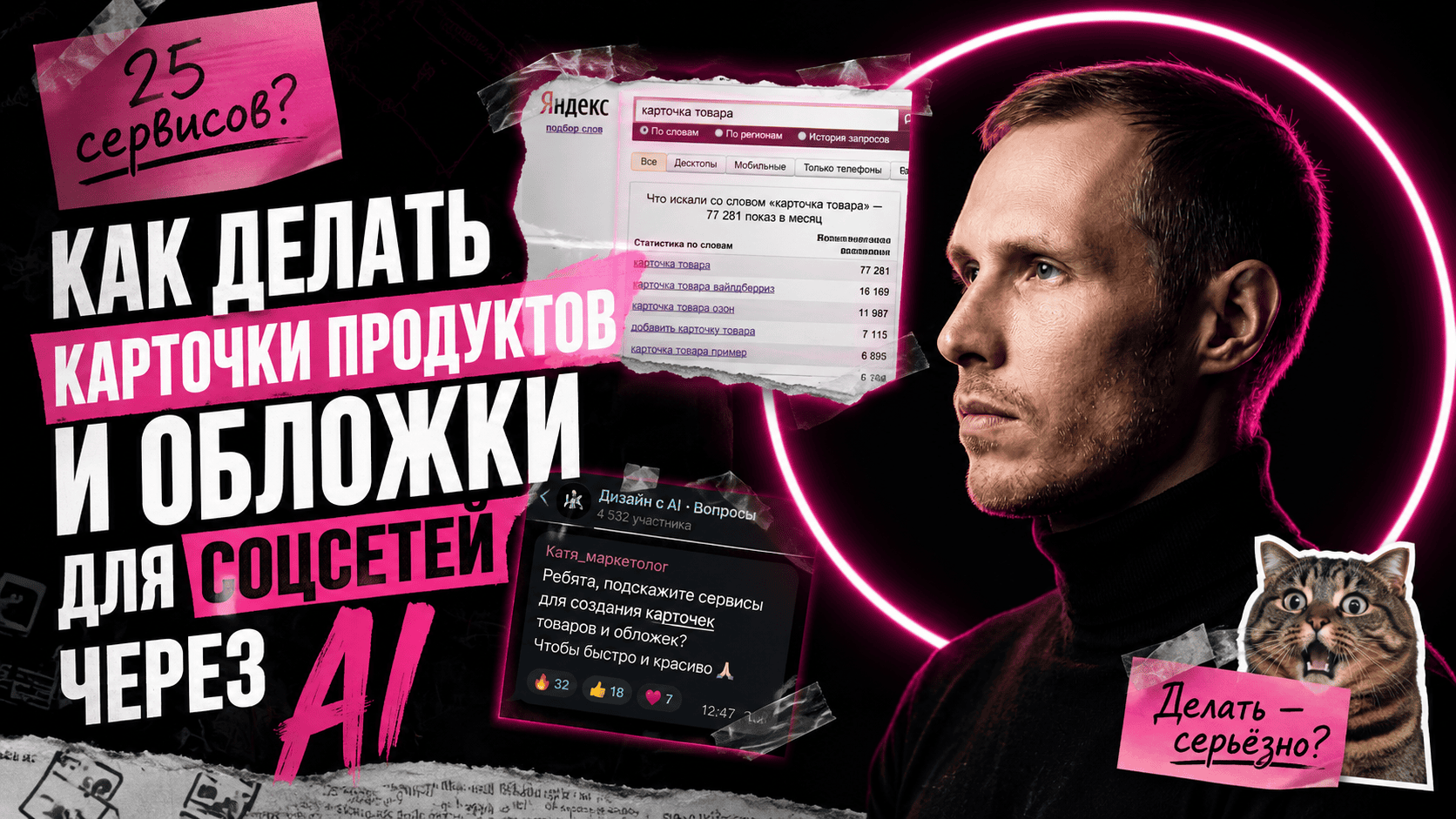Подробнее о статье Как делать карточки продуктов и обложки для соцсетей через AI