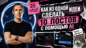 Подробнее о статье Как из одной идеи сделать 10 постов с помощью AI