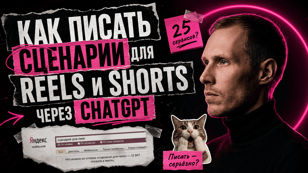 Подробнее о статье Как писать сценарии для Reels и Shorts через ChatGPT
