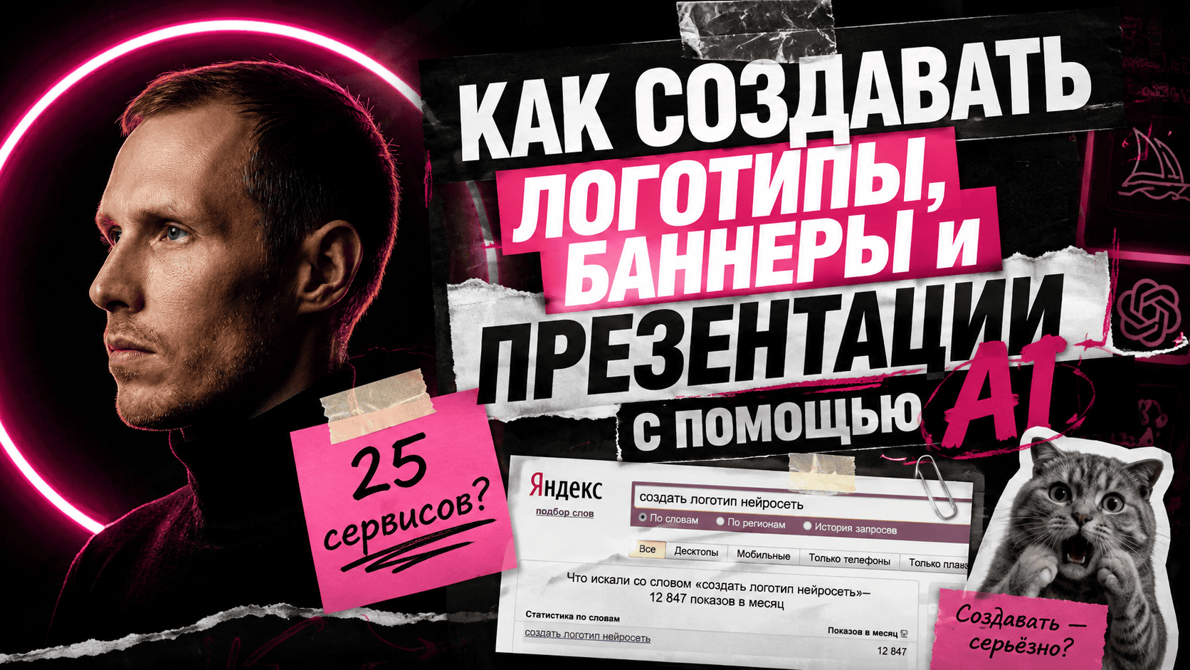 Подробнее о статье Как создавать логотипы, баннеры и презентации с помощью AI