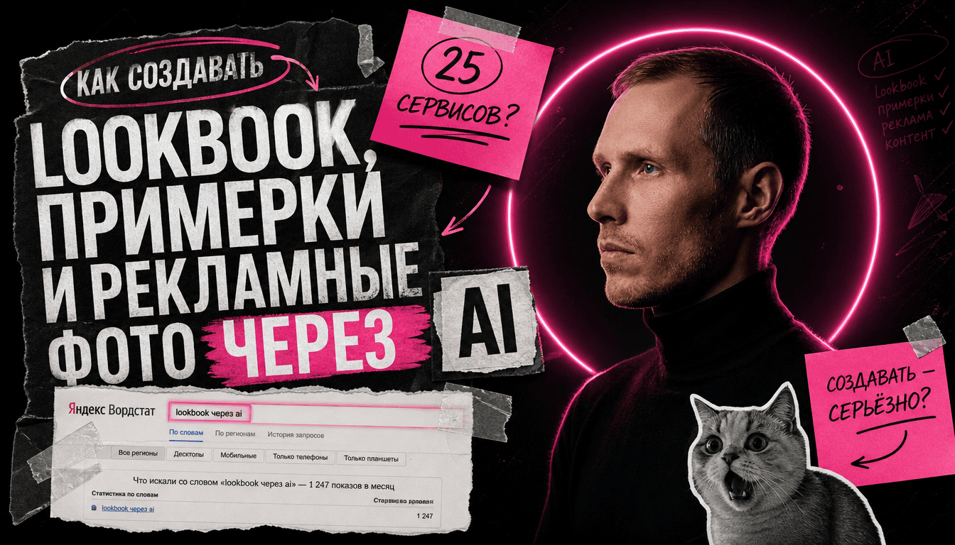 Вы сейчас просматриваете Как создавать lookbook, примерки и рекламные фото через AI